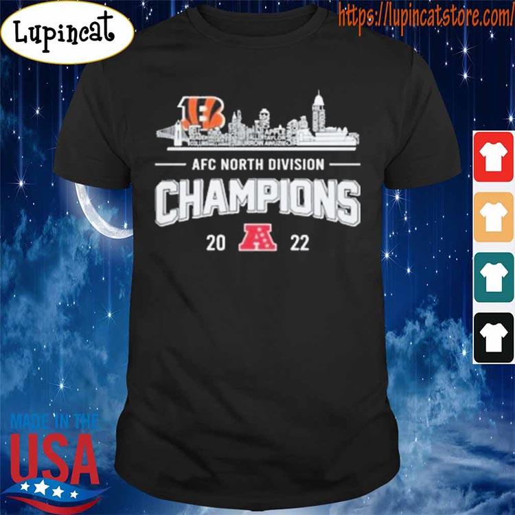 Cincinnati Bengals Skyline 2022 Afc North Division Champions Shirt