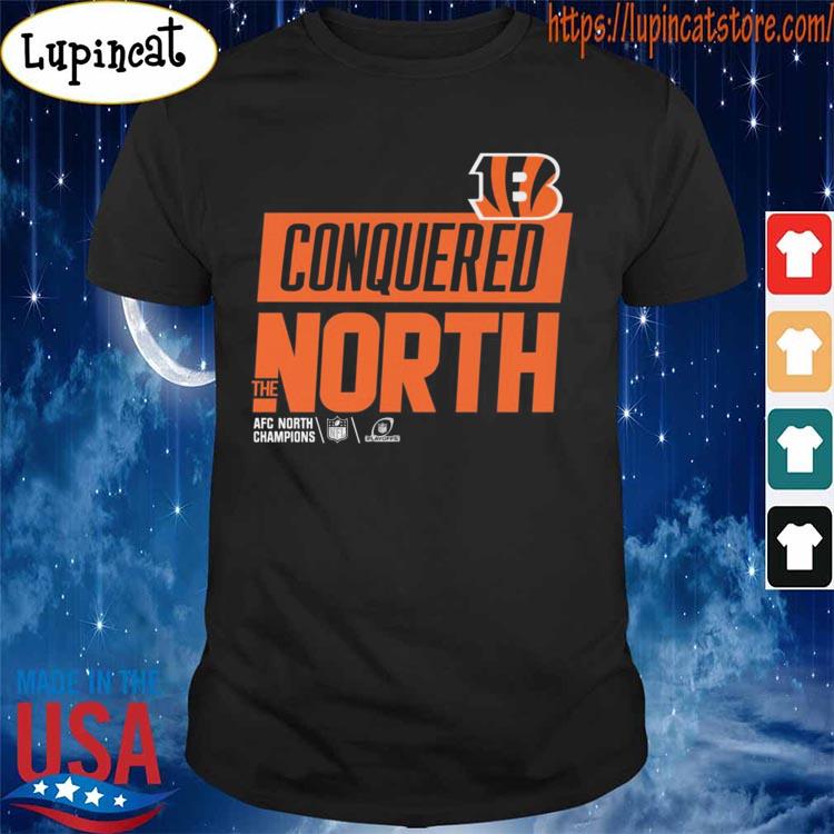 Cincinnati Bengals Conquered North the AFC North Champions shirt, hoodie,  sweater, long sleeve and tank top