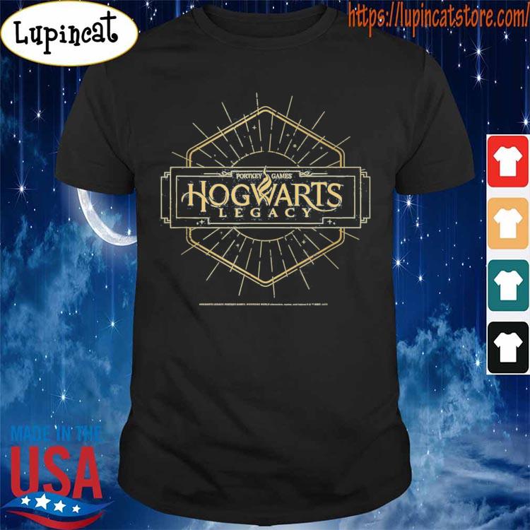 Hogwarts Legacy Vintage Text Stack Badge T-Shirt