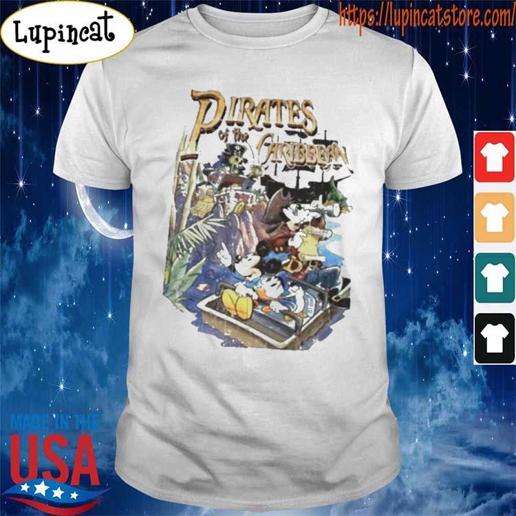 Vintage Pirates Of The Caribbean Shirt Mickey Pirates Shirt For