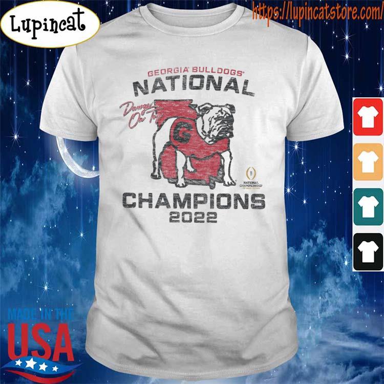 Official dawgs On Top Georgia Bulldogs 2022 Cfp National Champions Shirt