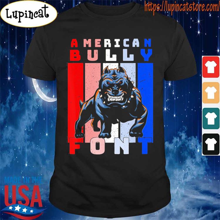 Retro American Bully, Puppy and Dogs, Bullys Lover T-Shirt