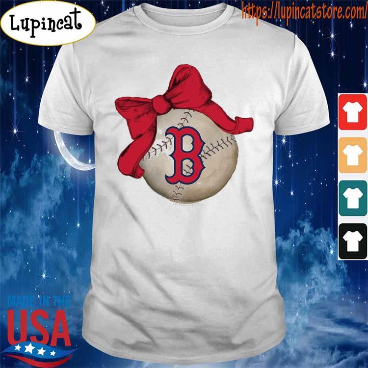 Boston Red Sox Tiny Turnip Women's Baseball Love T-Shirt - Red