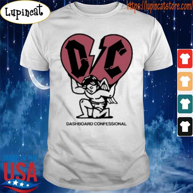 Dashboard Confessional Valentine Shirt, DC Heavy Heart T-Shirt