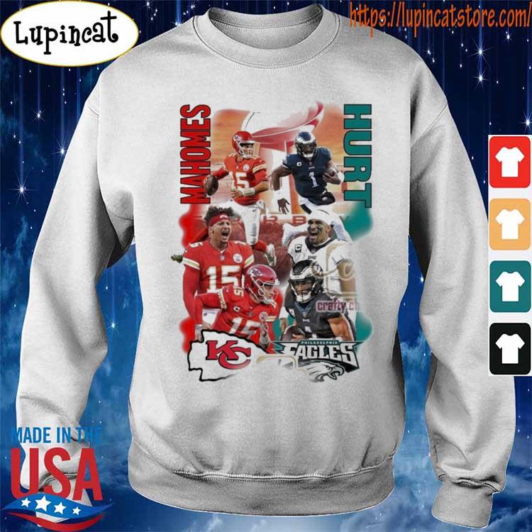 Kansas City Chiefs vs Philadelphia Eagles Super Bowl LVII 2023 poster shirt,  hoodie, sweater, long sleeve and tank top