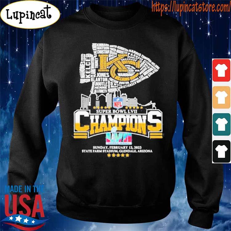 Kansas City Chiefs Super Bowl Lvii Champions Logo official shirt, hoodie,  sweater, long sleeve and tank top