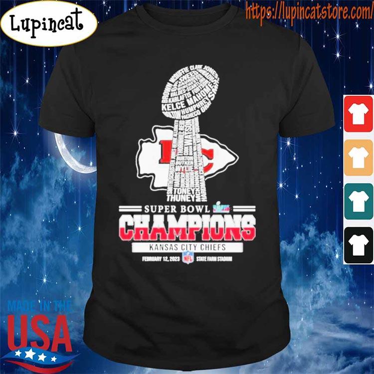 Kansas City Chiefs Super Bowl Lvii 2023 Champions shirt, hoodie, sweater,  long sleeve and tank top