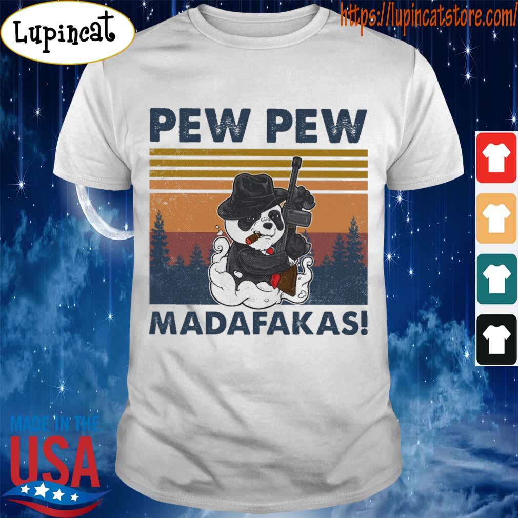 panda pew pew shirt